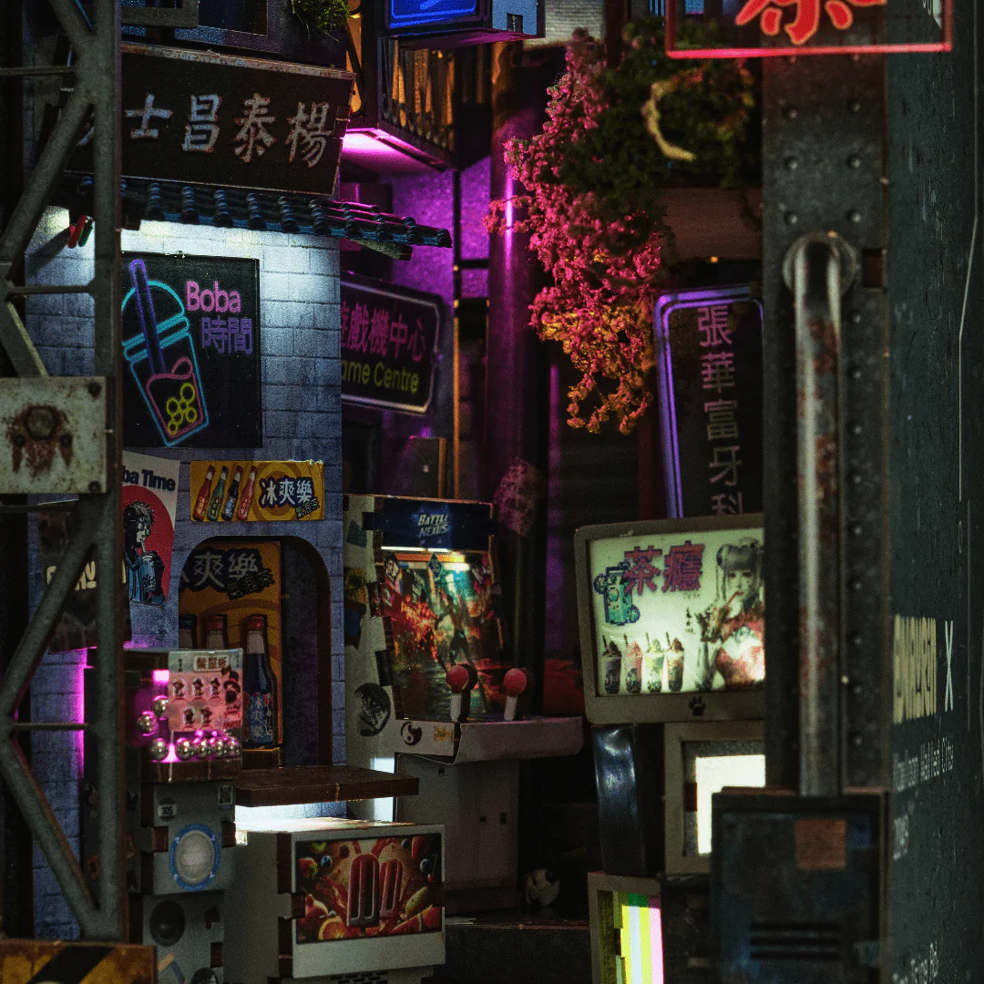 Kowloon Walled City 2049 Book Nook Kit - Image 7